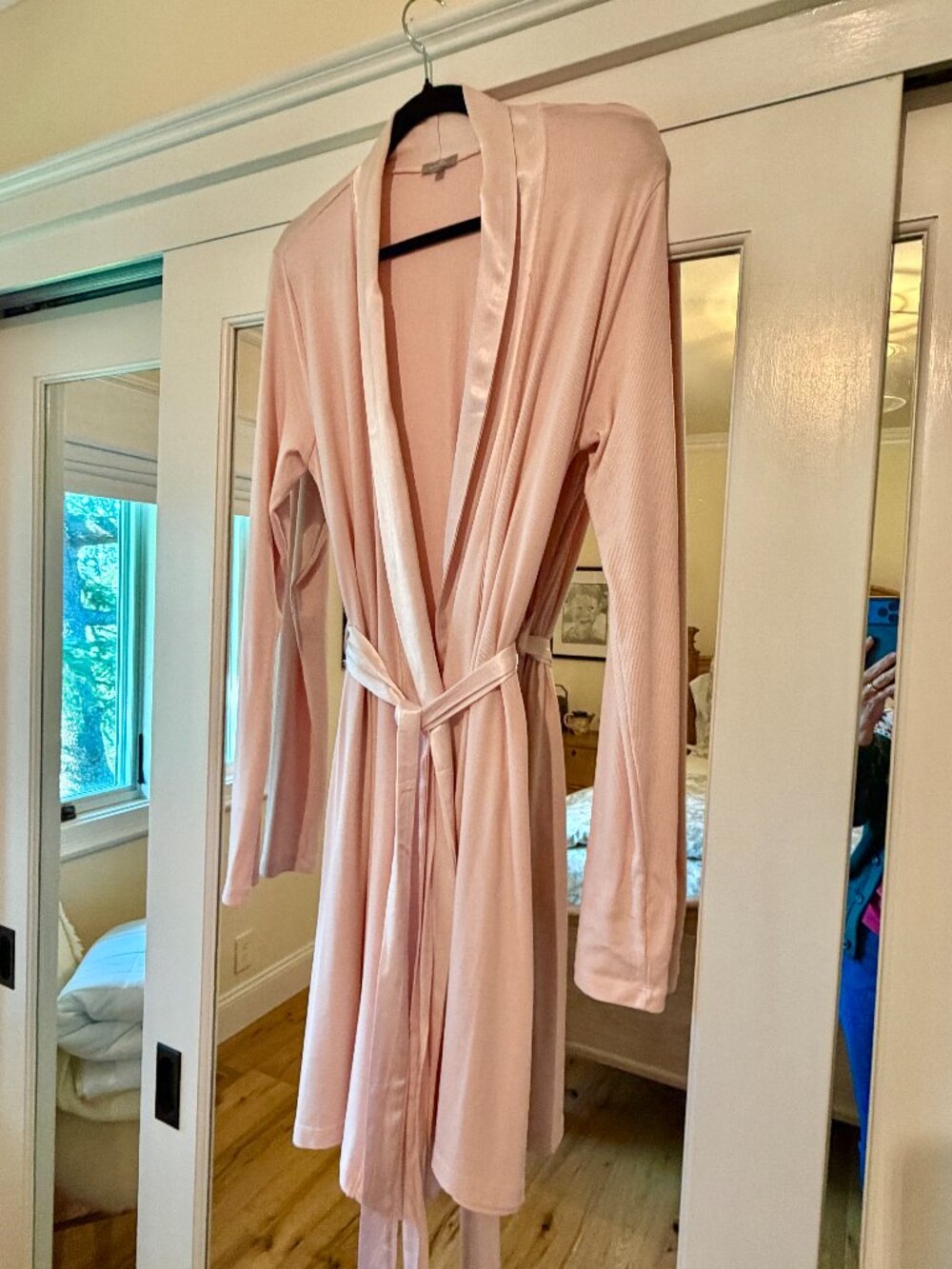 PJ Harlow Elijah Robe and the Jessica Satin Racerback Nightgown Size Small